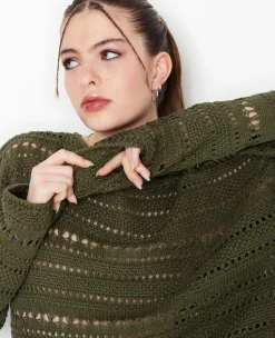 Pimkie Pull Et Gilet^Pull En Maille Ajourée Façon Crochet -