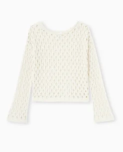 Pimkie Pimkie Positive|Pull Et Gilet^Pull En Maille Ajourée Manches Flare -