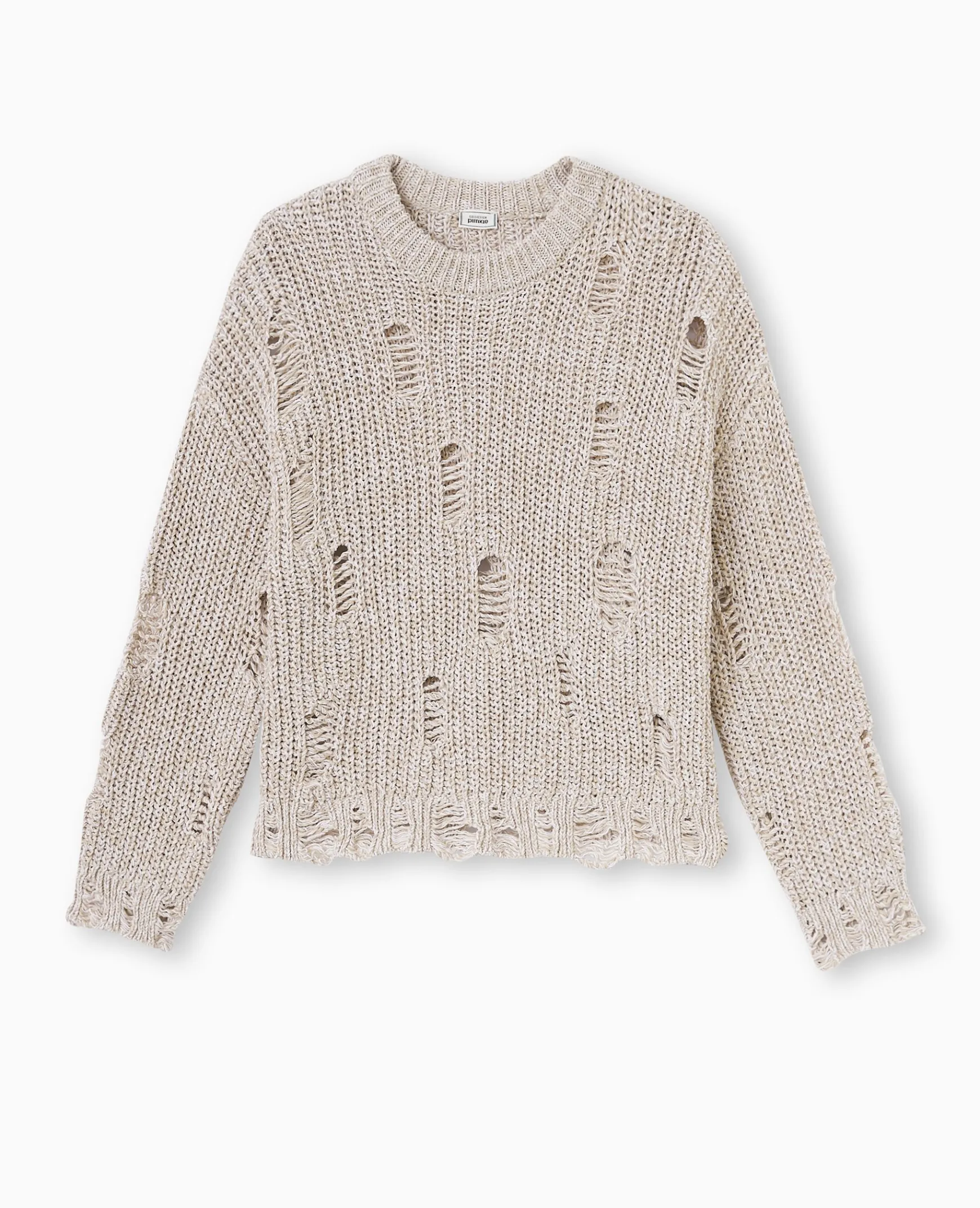 Pimkie Pimkie Positive|Pull Et Gilet^Pull En Maille Moulinée Effet Destroy -