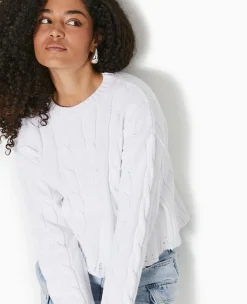 Pimkie Pimkie Positive|Pull Et Gilet^Pull En Maille Torsadée Et Déjaugée -