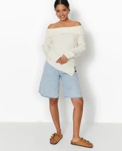 Pimkie Pimkie Positive|Pull Et Gilet^Pull Encolure Bardot -