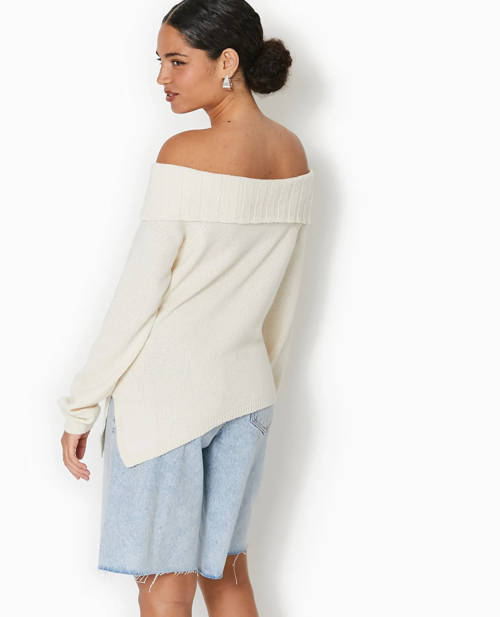 Pimkie Pimkie Positive|Pull Et Gilet^Pull Encolure Bardot -