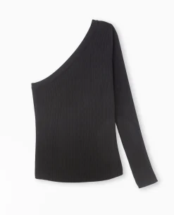 Pimkie Pull Et Gilet^Pull Fin One Shoulder En Maille Côtelée -