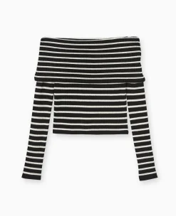 Pimkie Pimkie Positive|Pull Et Gilet^Pull Maille Fine Encolure Bardot -