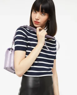 Pimkie Pull Et Gilet^Pull Manches Courtes Rayé En Maille Fine -