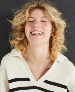 Pimkie Toute La Collection|Pull Et Gilet^Pull Rayé Col Polo -