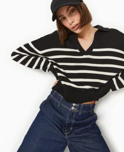 Pimkie Toute La Collection|Pull Et Gilet^Pull Rayé Col Polo -
