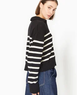 Pimkie Toute La Collection|Pull Et Gilet^Pull Rayé Col Polo -