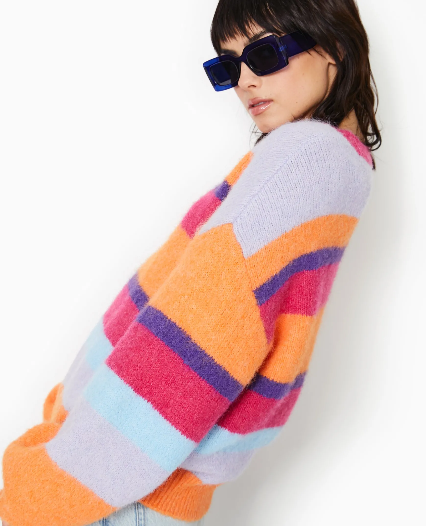 Pimkie Pimkie Positive|Pull Et Gilet^Pull Rayé En Maille Mousseuse -