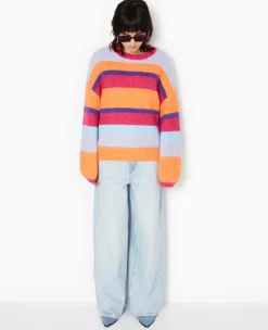 Pimkie Pimkie Positive|Pull Et Gilet^Pull Rayé En Maille Mousseuse -