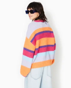 Pimkie Pimkie Positive|Pull Et Gilet^Pull Rayé En Maille Mousseuse -