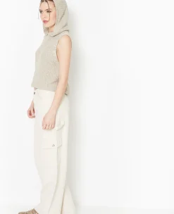 Pimkie Pull Et Gilet^Pull Sans Manches Avec Capuche -
