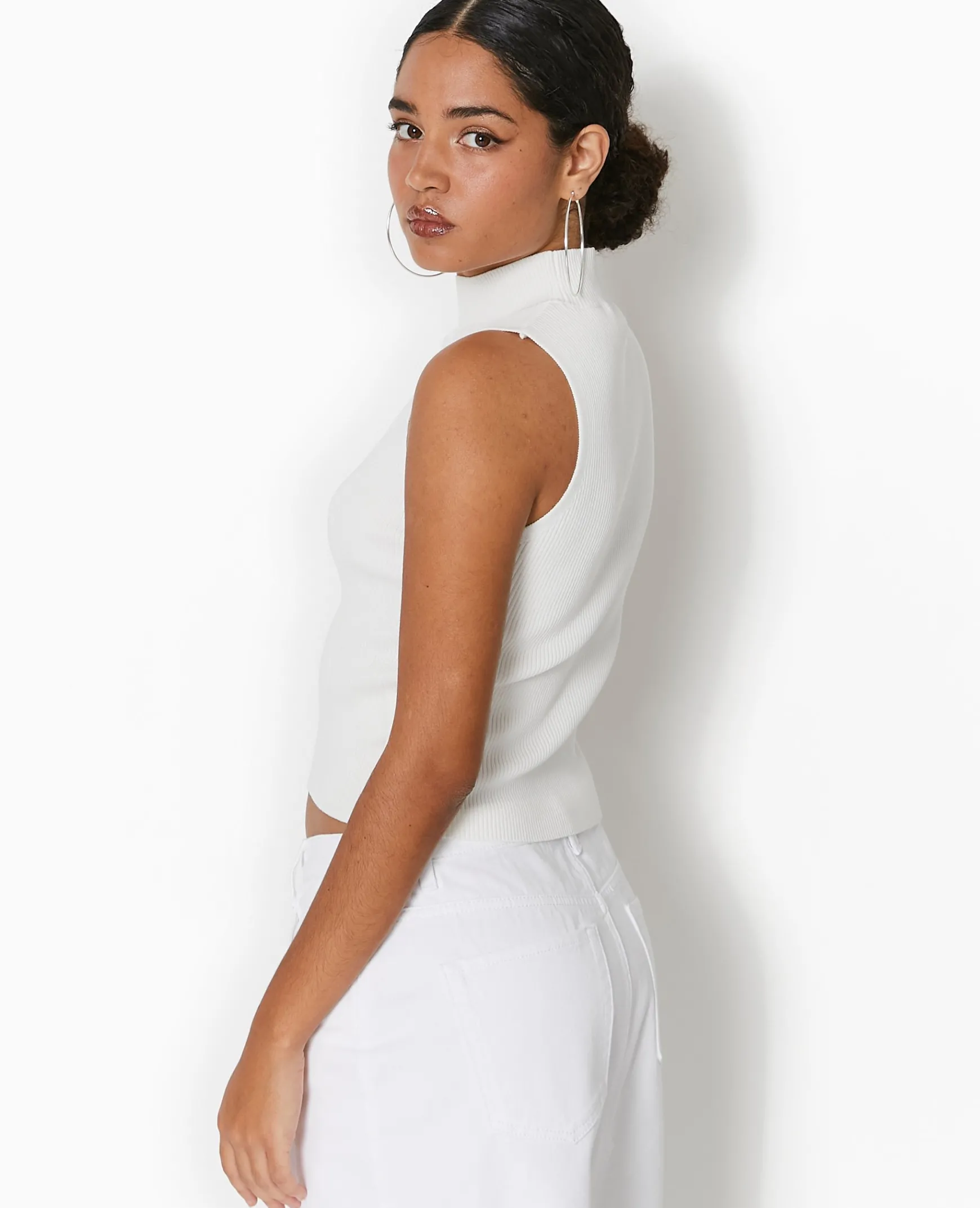 Pimkie Toute La Collection|Pull Et Gilet^Pull Sans Manches En Maille Côtelée -