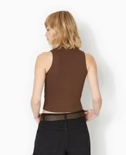 Pimkie Pull Et Gilet^Pull Sans Manches En Maille Côtelée -