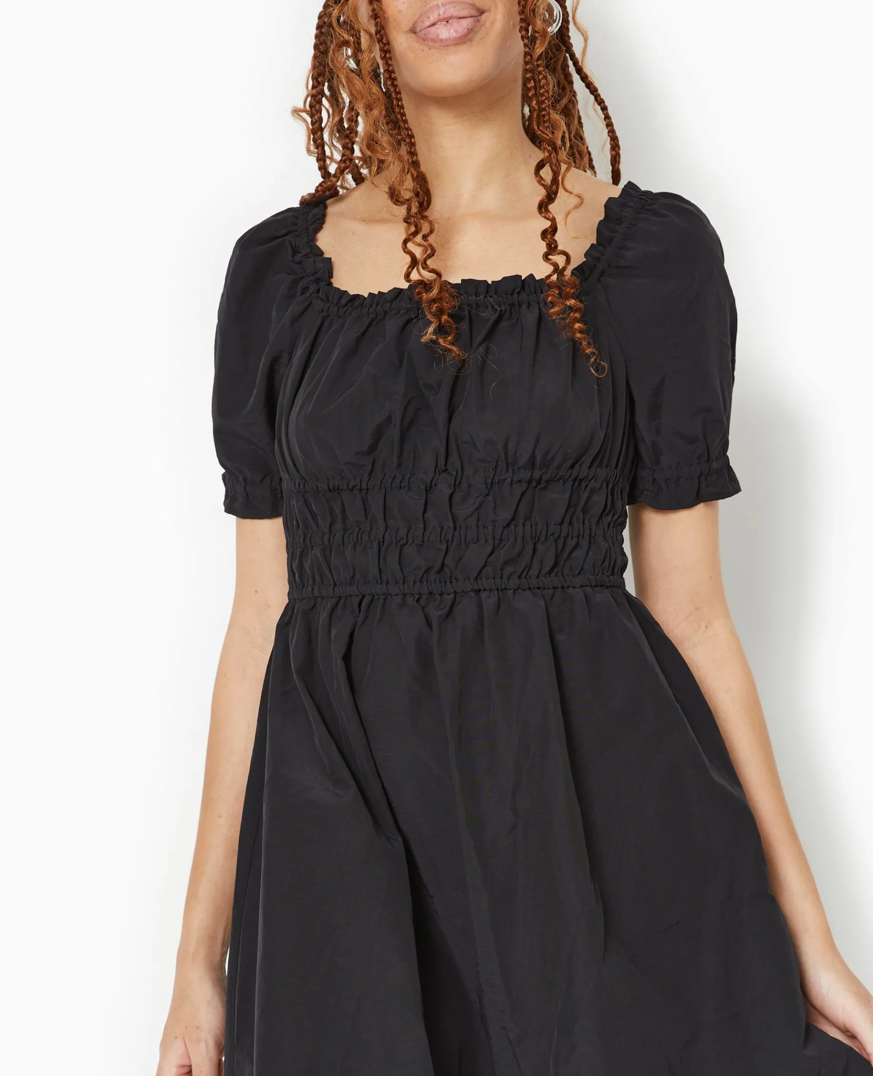 Pimkie Toute La Collection|Robe^Robe Babydoll Avec Fronces Encolure Bardot -