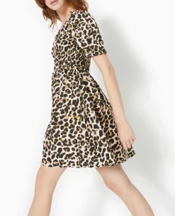 Pimkie Toute La Collection|Robe^Robe Babydoll Encolure Bardot Motif Léopard -