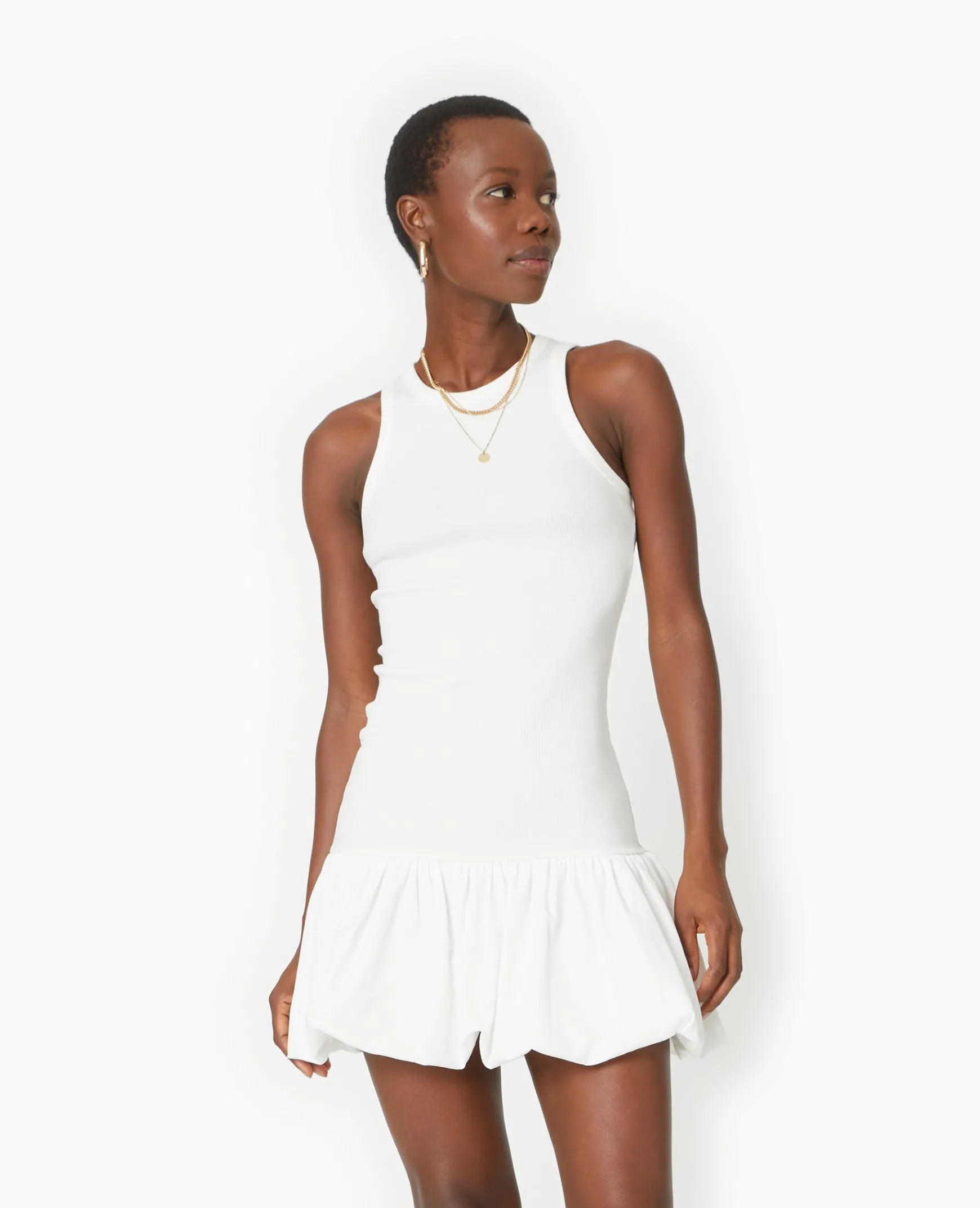 Pimkie Toute La Collection|Robe^Robe Bi-matiè;re Avec Jupon Bouffant -