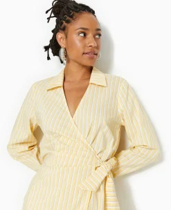 Pimkie Robe^Robe Cache-cœur Courte Rayée -