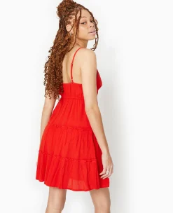 Pimkie Toute La Collection|Robe^Robe Courte à Volants Encolure Croisée -