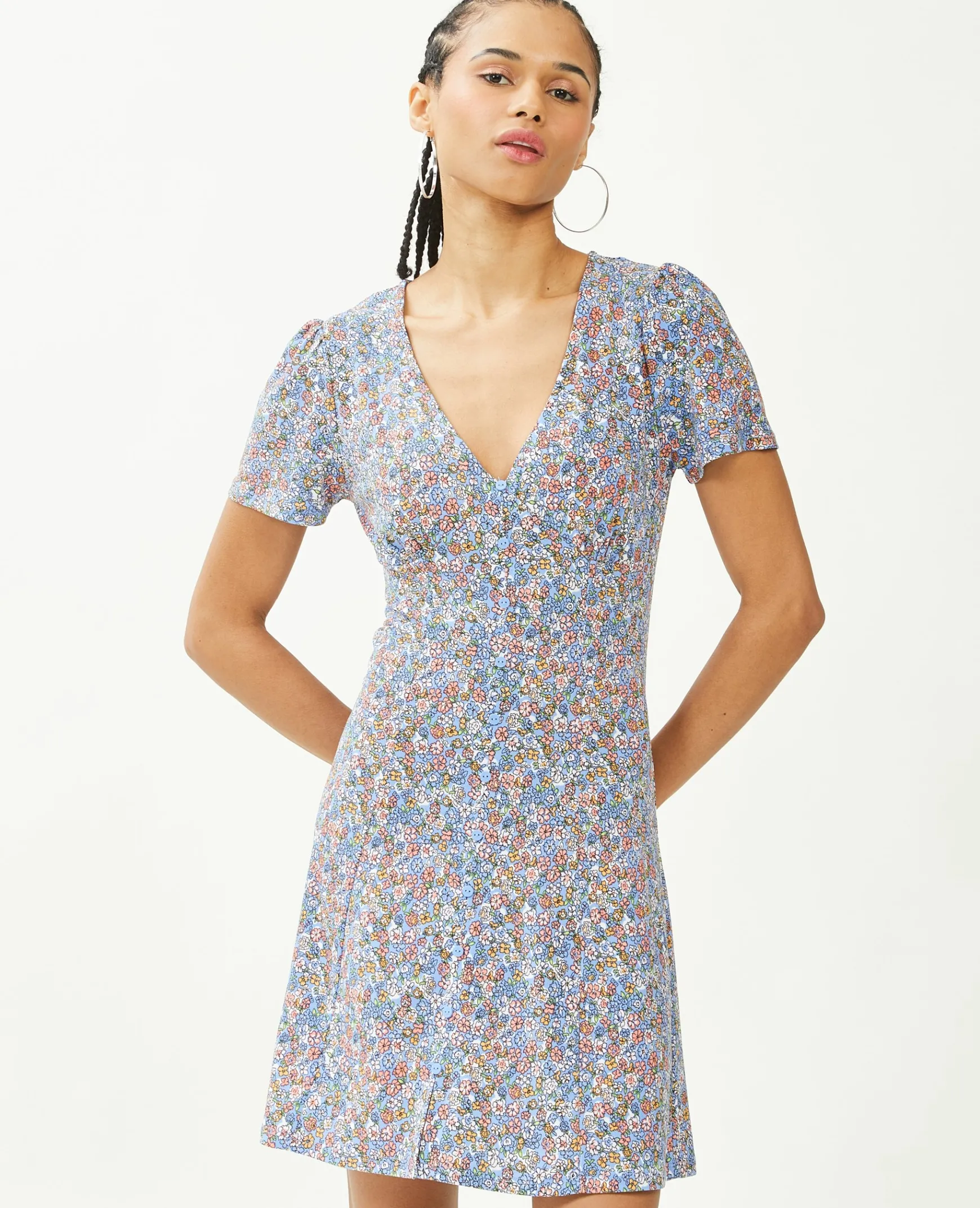 Pimkie Pimkie Positive|Robe^Robe Courte Avec Boutons -