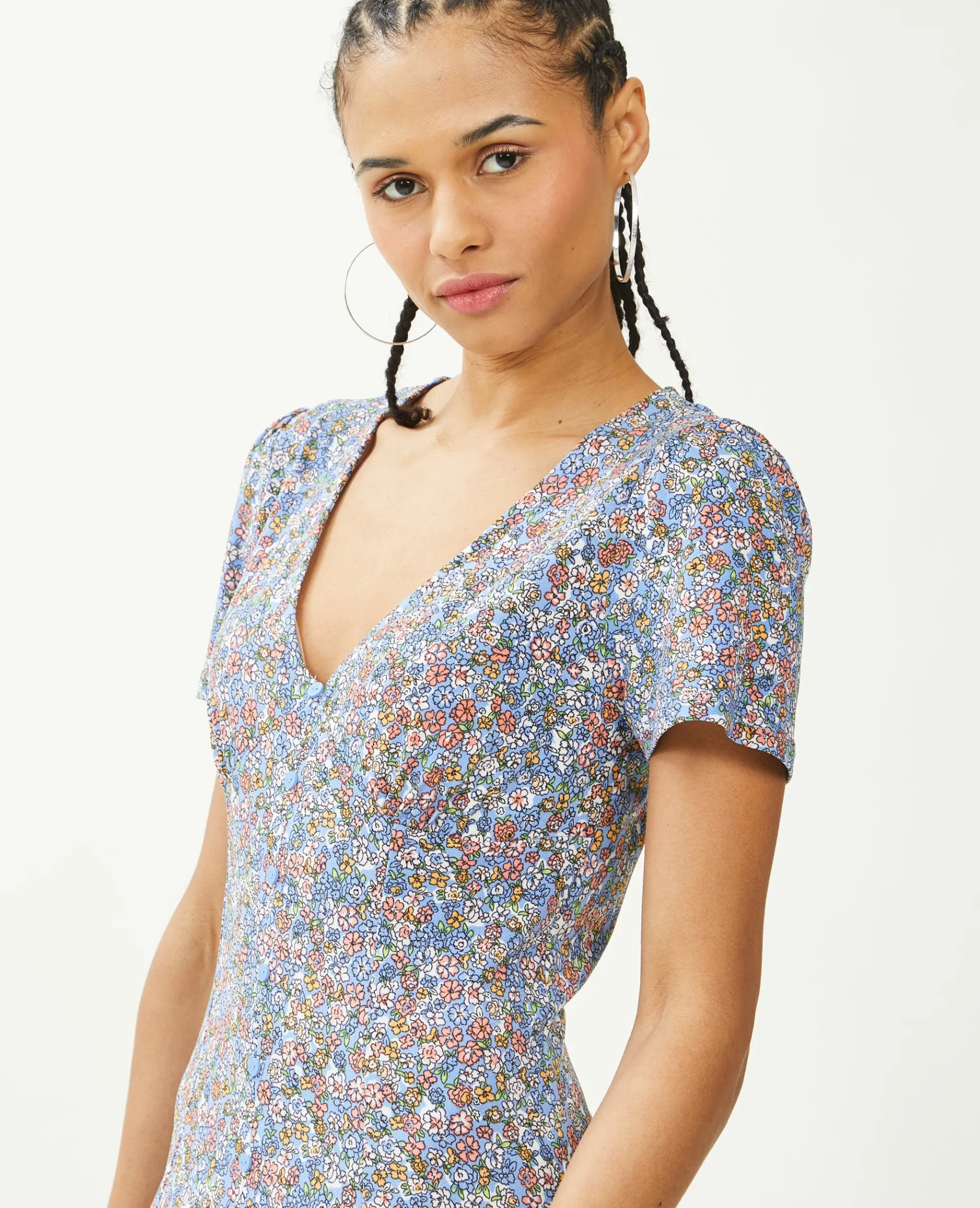 Pimkie Pimkie Positive|Robe^Robe Courte Avec Boutons -
