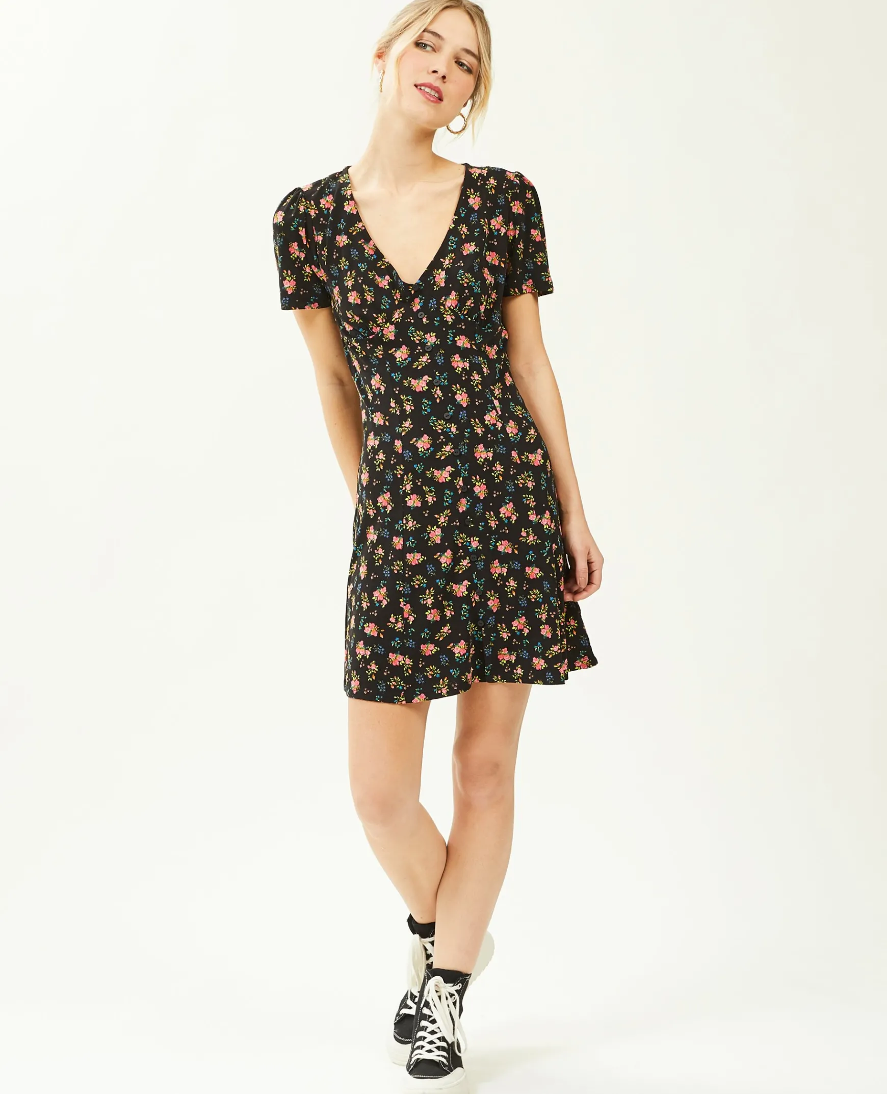 Pimkie Pimkie Positive|Robe^Robe Courte Avec Boutons -