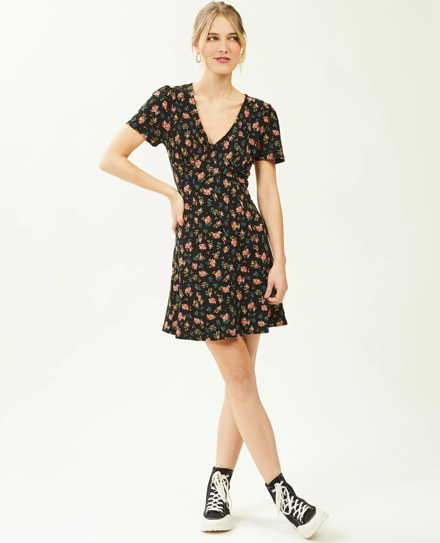 Pimkie Pimkie Positive|Robe^Robe Courte Avec Boutons -