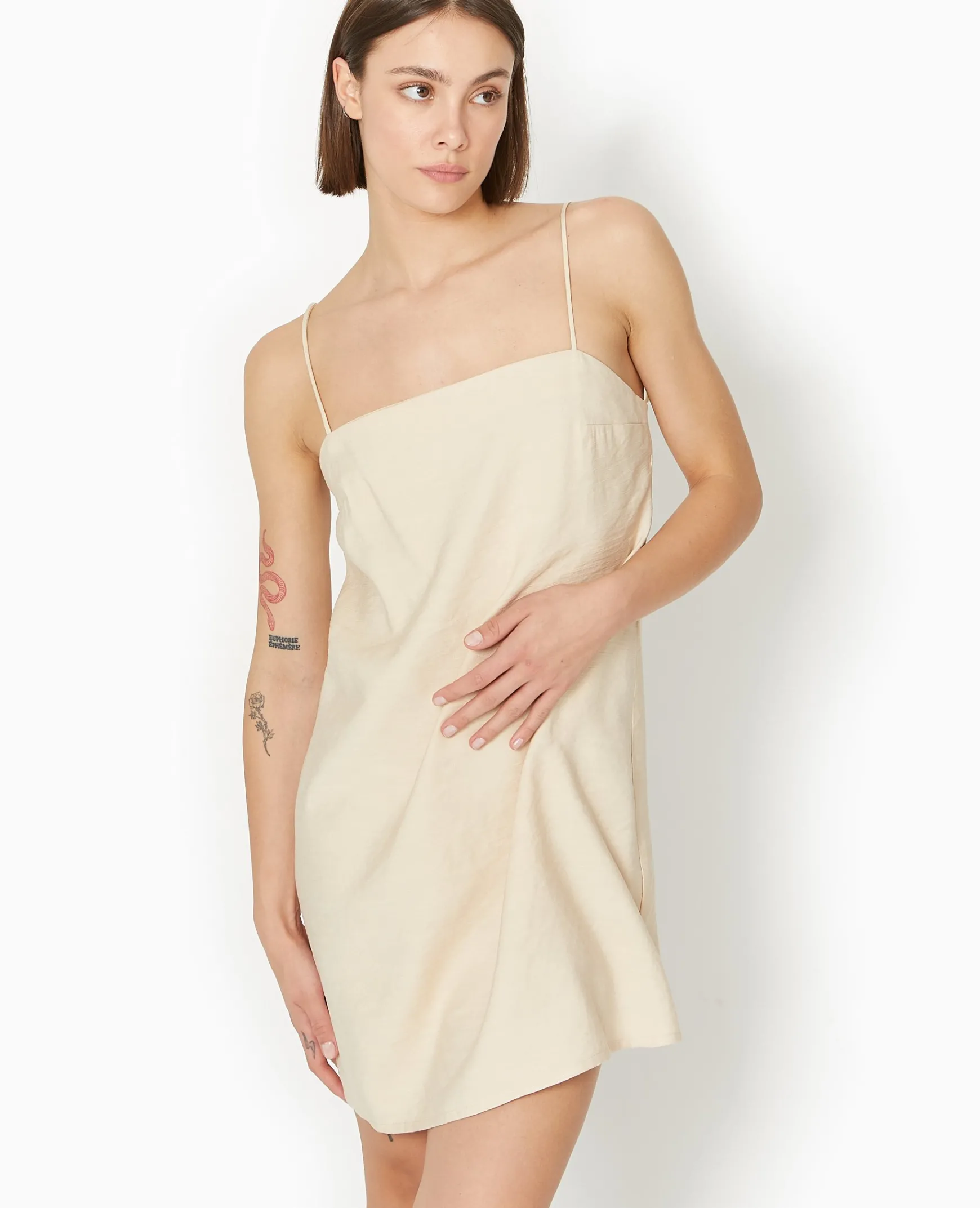 Pimkie Robe^Robe Courte Avec Bretelles à Nouer -