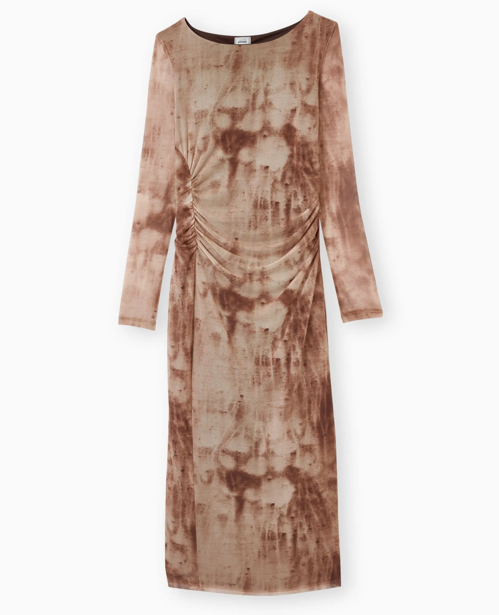 Pimkie Robe^Robe En Mesh Manches Longues Longueur Midi -