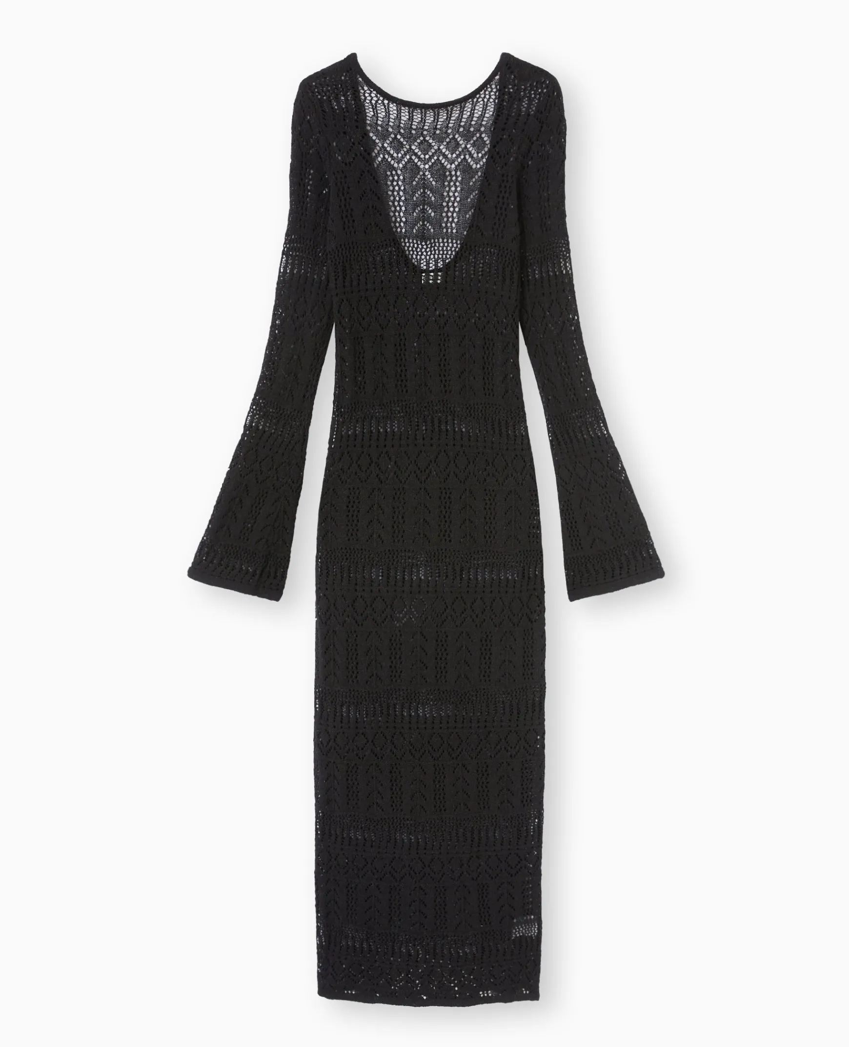 Pimkie Robe^Robe Longue En Crochet Avec Dos-nu -