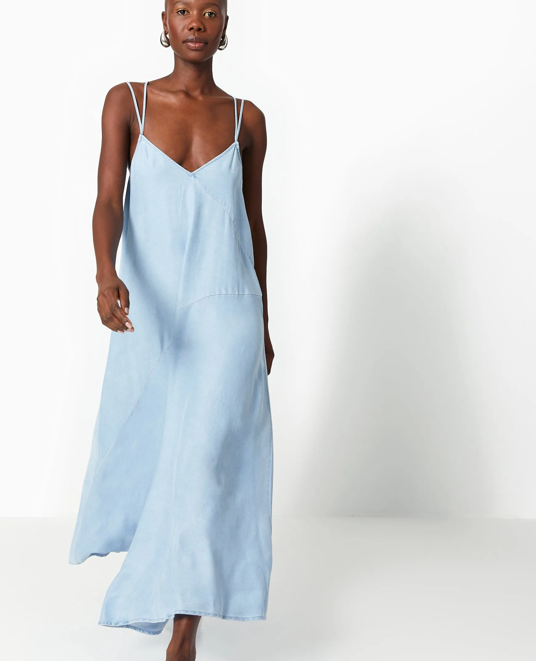 Pimkie Robe^Robe Longue En Tissu Effet Jean -