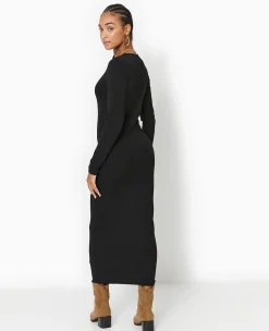 Pimkie Robe^Robe Longue Moulante Avec Fronces Côtés -