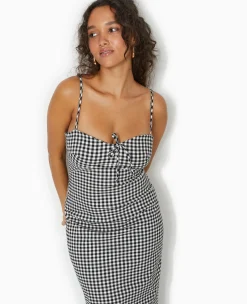 Pimkie Toute La Collection|Robe^Robe Midi Moulante Motif Vichy -