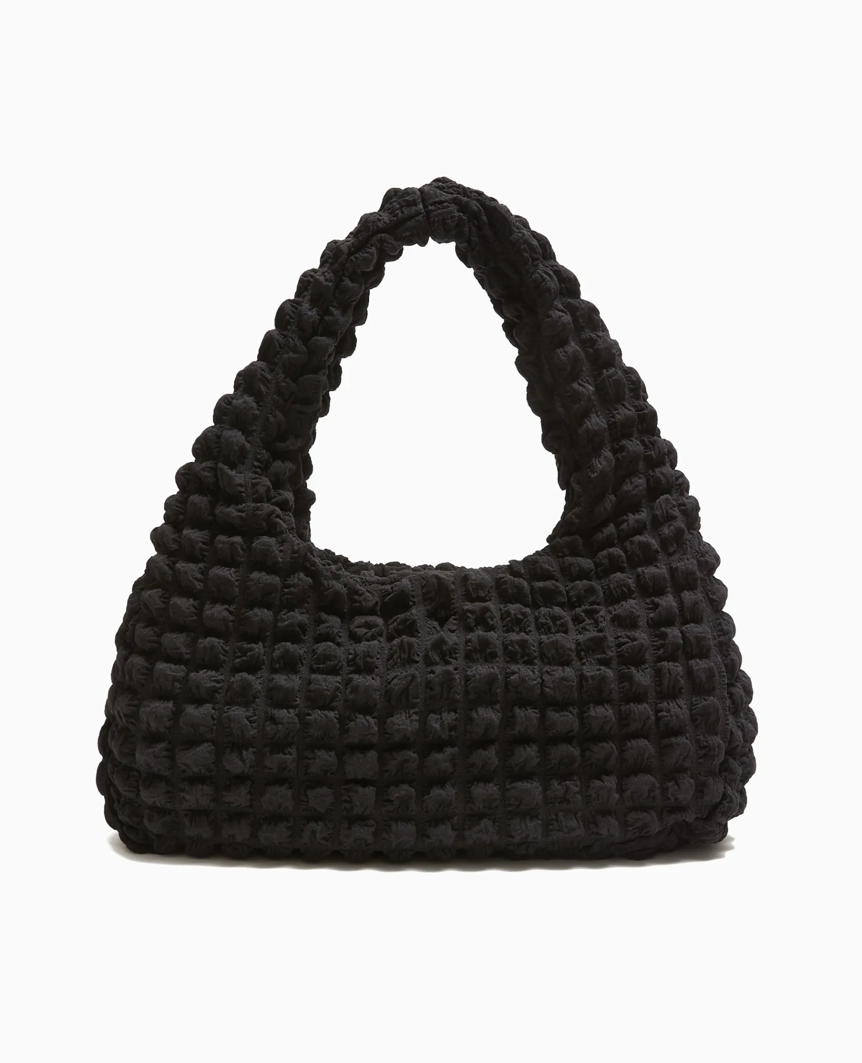 Pimkie Sac^Sac Forme Lune En Tissu Reliéfé Gaufré -
