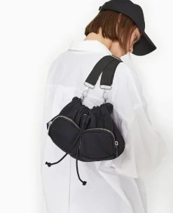 Pimkie Sac|Toute La Collection^Sac Souple En Nylon Avec Poches Et Lien Coulissant -