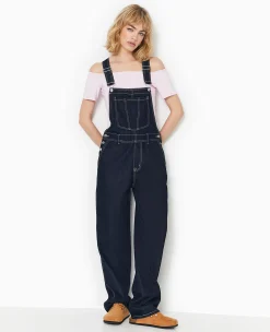 Pimkie Pimkie Positive|Combinaison Et Salopette^Salopette En Jean Avec Coutures Contrastées -