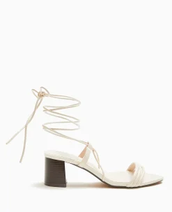 Pimkie Toute La Collection|Sandales À Talons^Sandales à Talons Avec Lacets Tour De Cheville -