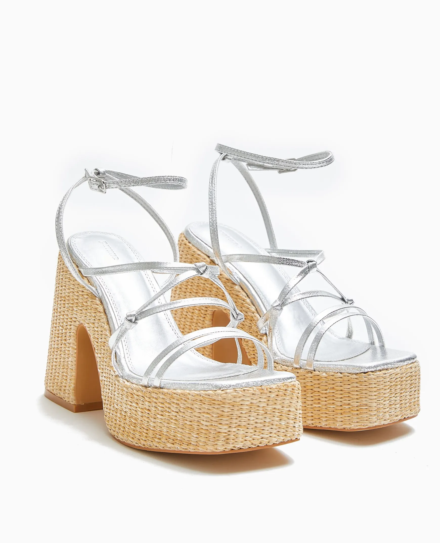 Pimkie Sandales À Talons^Sandales Plateformes Avec Semelles Paille -