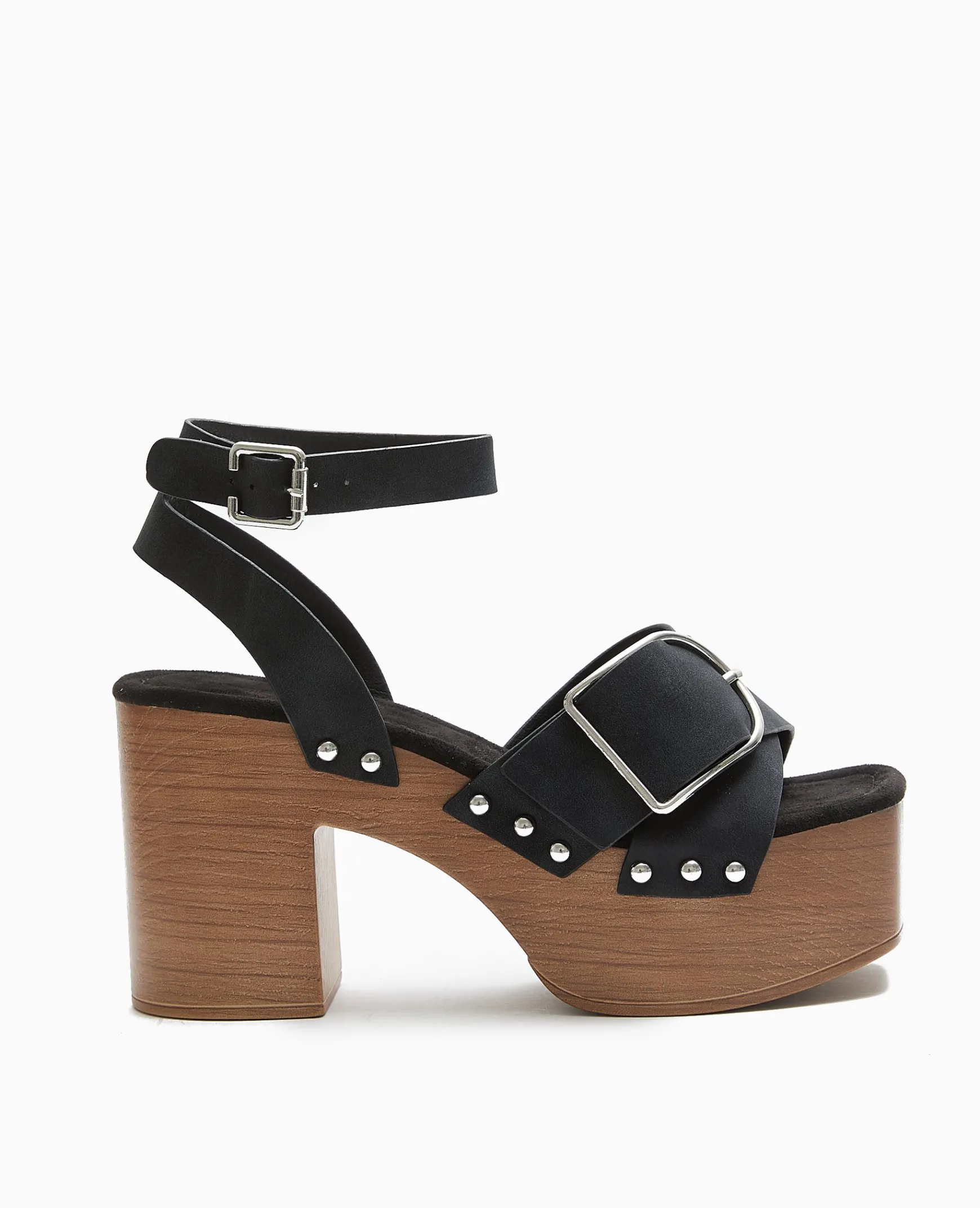Pimkie Sandales À Talons^Sandales Plateformes Semelles Effet Bois -