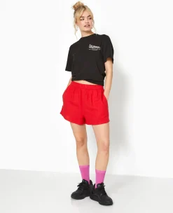 Pimkie Short^Short Court Taille élastiquée Avec Lin -