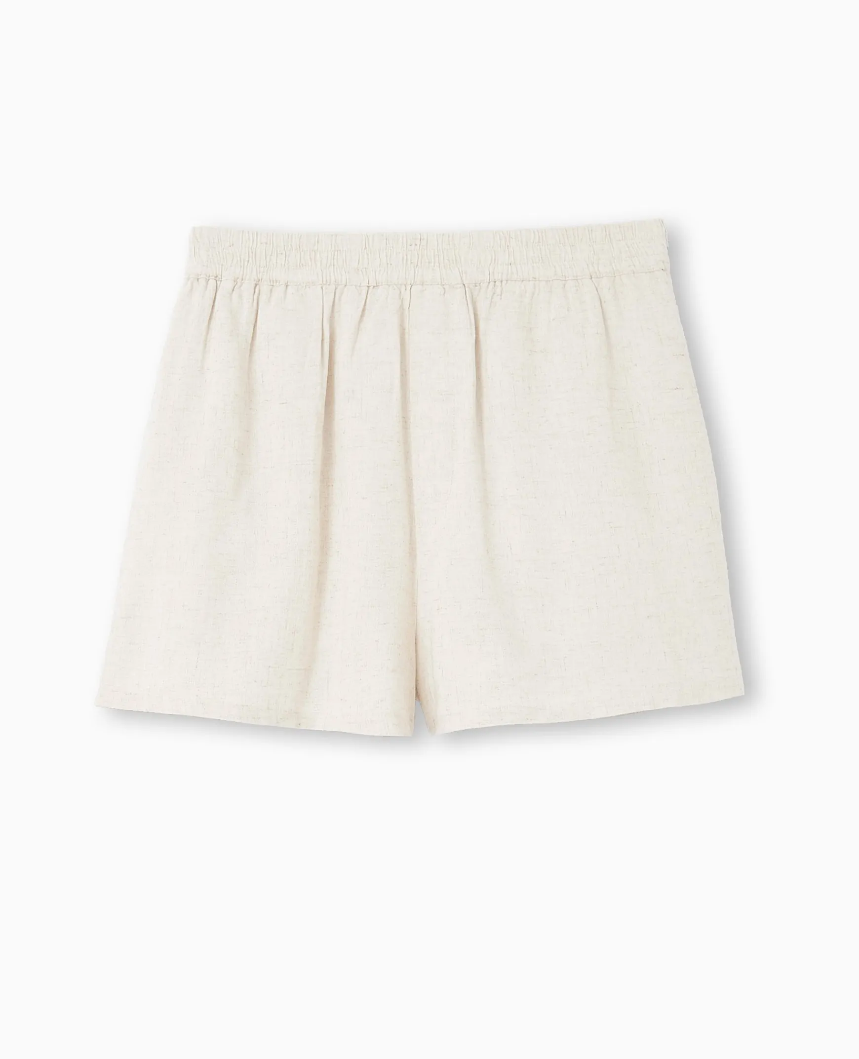 Pimkie Toute La Collection|Short^Short Court Taille élastiquée Avec Lin -