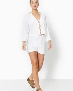Pimkie Short^Short En Gaze De Coton Avec Lien Coulissé -