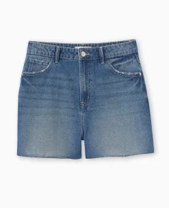 Pimkie Pimkie Positive|Short^Short En Jean Bas Coupés -