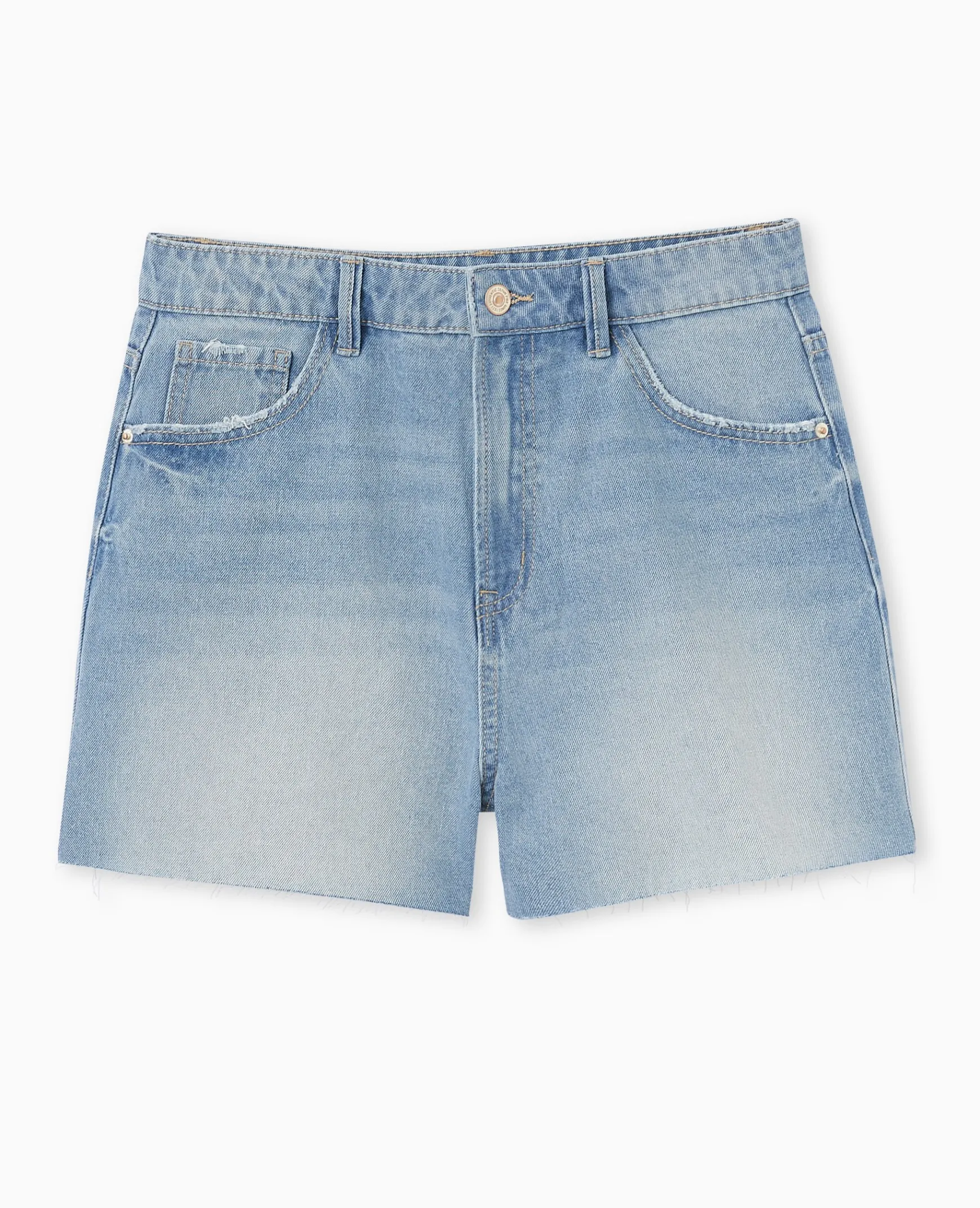 Pimkie Pimkie Positive|Short^Short En Jean Bas Coupés -