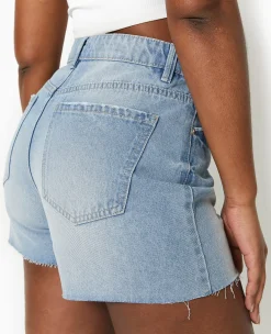 Pimkie Pimkie Positive|Short^Short En Jean Bas Coupés -