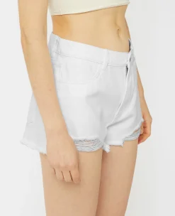 Pimkie Pimkie Positive|Short^Short En Jean Coupé Effet Destroy -