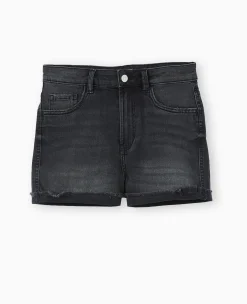 Pimkie Pimkie Positive|Short^Short En Jean Stretch Avec Bas Coupés -
