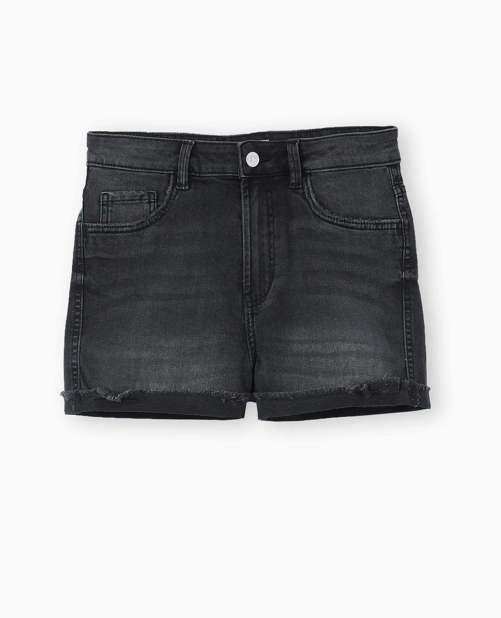 Pimkie Pimkie Positive|Short^Short En Jean Stretch Avec Bas Coupés -