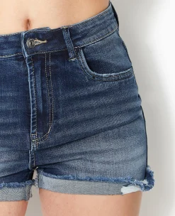 Pimkie Toute La Collection|Pimkie Positive^Short En Jean Stretch Avec Bas Coupés -