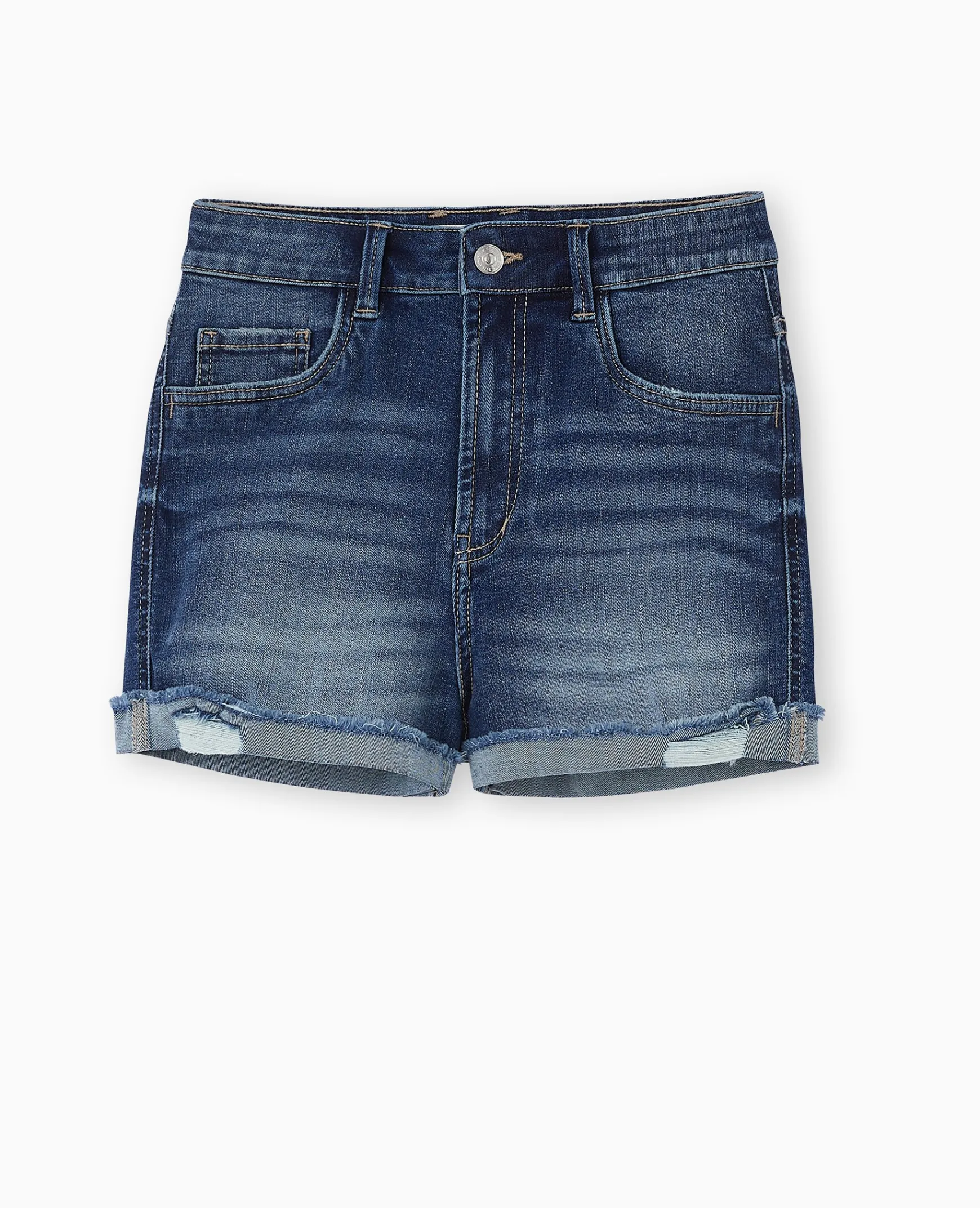 Pimkie Toute La Collection|Pimkie Positive^Short En Jean Stretch Avec Bas Coupés -